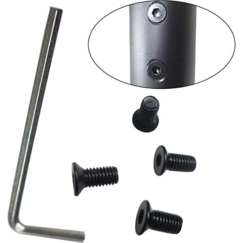 5 Pcs Scooter Handlebar Front Fork Tube Screws Set Screws Hexagon Handle Replacement Parts for Xiaomi M365/Pro Ninebot Es1 Es2