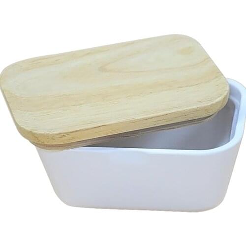 Storage Box Melamine Melamine Organiser Container Butter Dish Plastic With Lids Multi-function 250/400g Kitchen Organizer Case