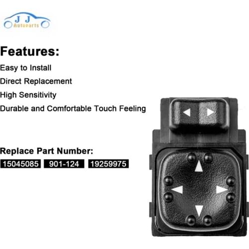15045085 Power Mirror Switch Power For Tahoe Yukon Suburban Avalanche Escalade 19259975A