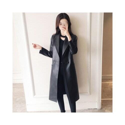 2021 Women Spring Genuine Real Sheep Leather Jacket R7