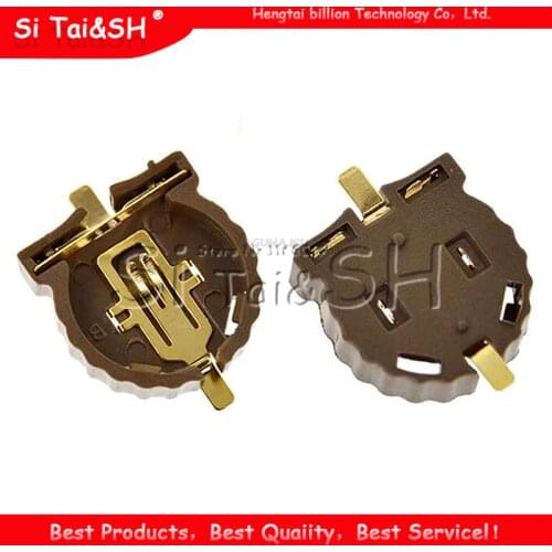 10pcs Computer Button 3V Battery Holder Conntor Socket Case CR1220 CR-1220