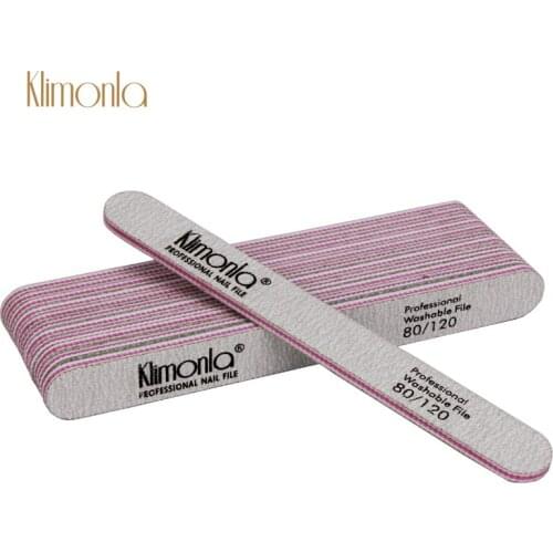 10Pcs/Lot Gray Nail Files 80/120 Grit Nail Art Sanding Buffer Block Professional Nail File Sandpaper Manicure Tools Salon