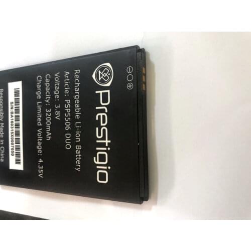Battery PSP5506 DUO Battery For Prestigio Grace Q5 PSP550 3200mAh Mobile Phone batteries