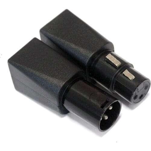 Bescoos 3 Pin XLR to RJ45 Adapter Set (1) Male and (1) Female Connector