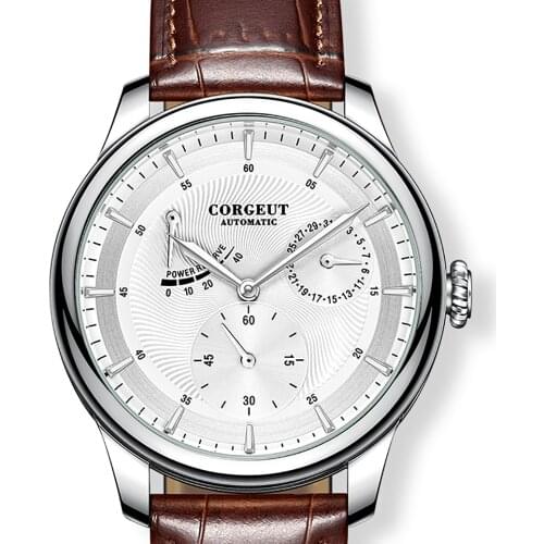 BOTIONI Men's Watch With Leather Strap