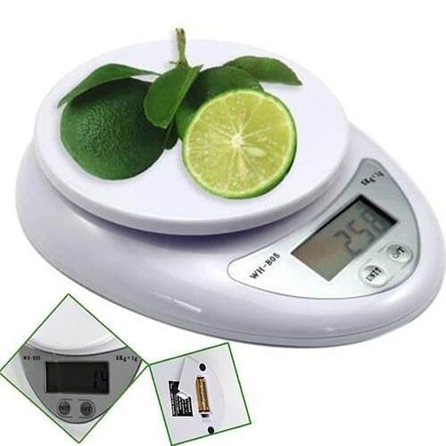 5kg x 1g Digital Scale LCD Electronic Steelyard Kitchen Scales Postal Diet Food Scales Balance Measuring Weight Scales
