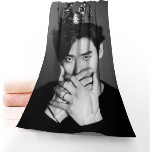 Hot Sale Custom Lee Jong Suk 35x75cm Fitness Sports Towel Portable Quick-Drying Towel Yoga Outdoor Microfiber Sports Towel