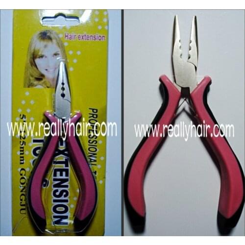 Hair extension tools elbow 3 holes belt hair extension tongers hair extension plier
