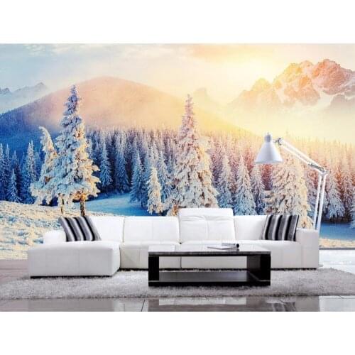 Beautiful Landscape Wallpaper Photo Wallpapers For girls Room Living room Bedroom Custom 3D Stereoscopic Mural Wallpaper