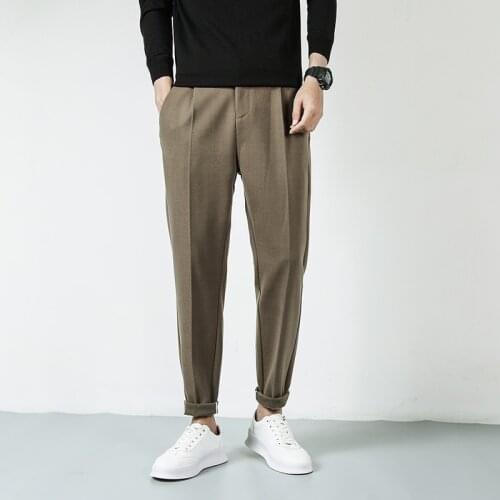 Мужские шерстяные брюки LEGIBLE China At AliExpress