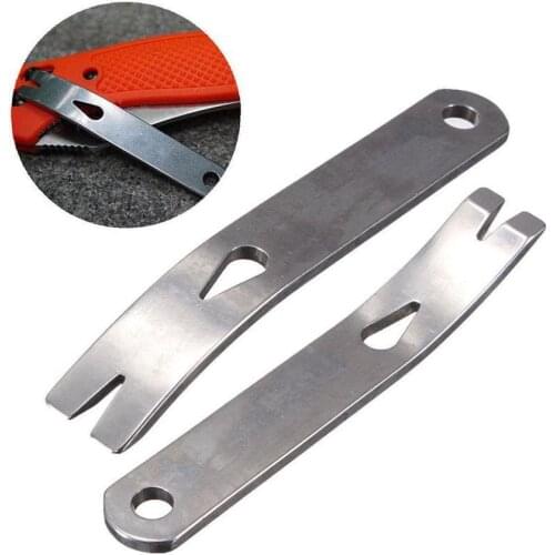 1 pcs EDC gear multi mini crowbar pocket tool Stainless steel prybar pry bar multi camp gadget outdoor utility multipurpose