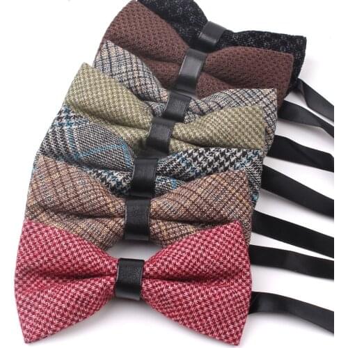 Fashion Men Bowtie Classic Bow tie For Men Women Bowknot Adult Plaid Bow Ties Cravats Bowties For Wedding Party