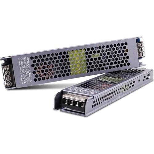 12V 24V Power Supply 60W 100W 200W 300W 400W 500W Transformer LED Driver Super Thin AC DC Converter for LED Strip Lighting Bulb