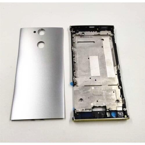 Middle Front Frame Bezel Full Housing For Sony Xperia XA2 H4133 H4131 H4132+Replacement Parts With Battery Back Cover