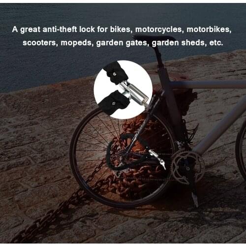 Bike Alloy Steel Lock Anti-Theft Lock Bike Locks Security Locks for Bikes Motorcycles Scooters