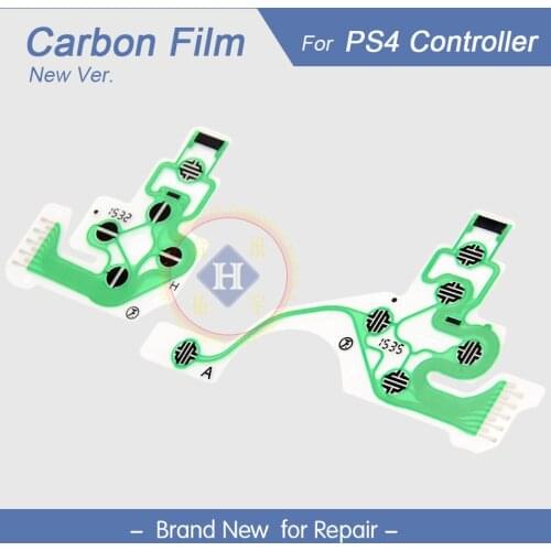 HOTHINK Replacement Controller Ribbon Circuit Board PCB Contact Pad flex cable for PS4 Controller JDM-030 Repair part