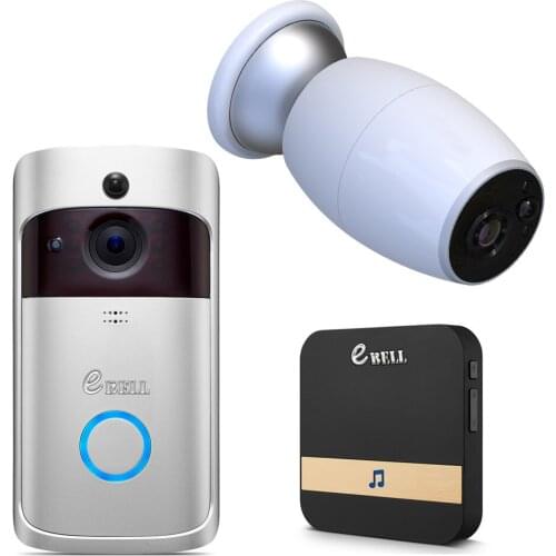2MP 1080P Battery Power Low Power Comsunption WIFI Doorbell IP Camera Two Way Intercom
