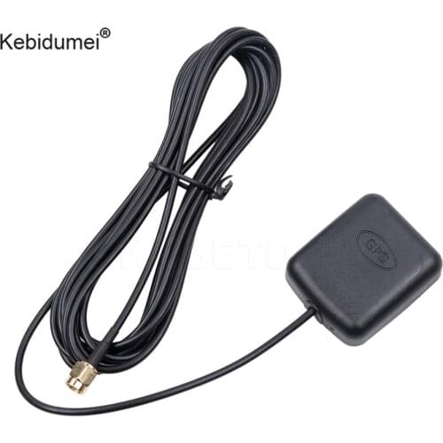 Kebidumei 3 meter Car Auto GPS Active Remote Antenna portable Mini GPS receiver Antenna Navigation SMA Interface Connector