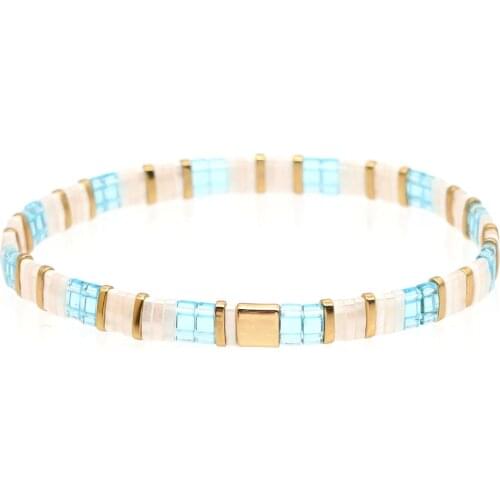 Go2boho MIYUKI Tila Beads Bracelet Pulsera Mujer Bracelets Women Summer Beach Rainbow Bohemian Jewelry Boho Bracelet