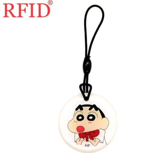 ID 125khz EM4305 EM4205 Rewritable Writable Keyfobs Token Tag RFID Waterproof Moisture Proof Cartoon Keychain Access Control 1