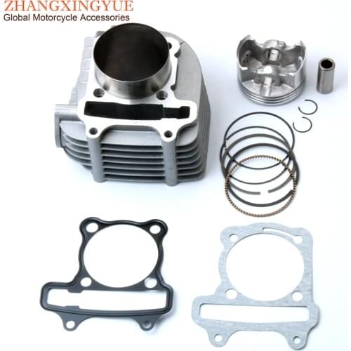 63mm 4 valve / 4V valve big bore Cylinder Set for GP110 GY6 125cc 150cc Upgrade to 200cc 152QMI 157QMJ