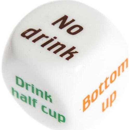 Creative Drinking Wine Mora English Dice Games Gambling Adult Drink Decider