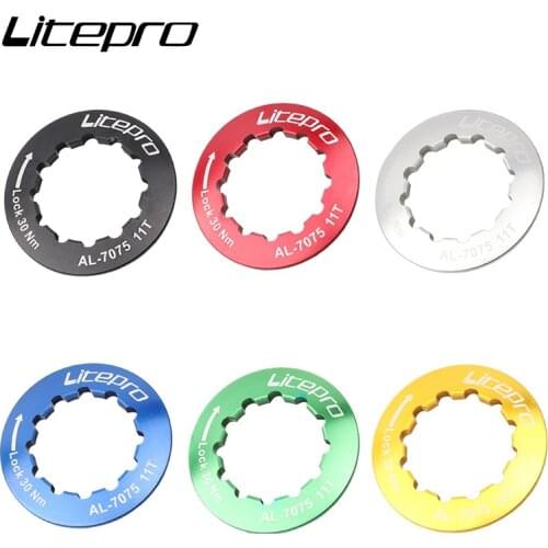 LITEPRO Aluminum Alloy 11T Freewheel Cover Bike Flywheel Fixing Bolt Screw Cassette Covers Iamok Bicycle Accessories