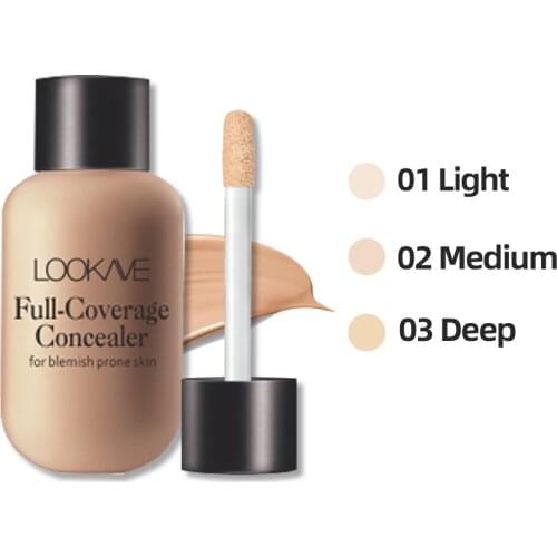Liquid Concelaer & Define Full-Coverage Concealer For Blemish Prone Skin #LK21C