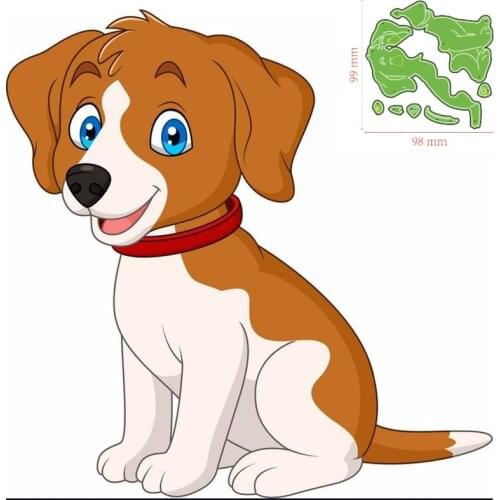 Metal Cutting Dies Animal dog DIY Scrapbooking Paper Cards Decorative Craft Embossing