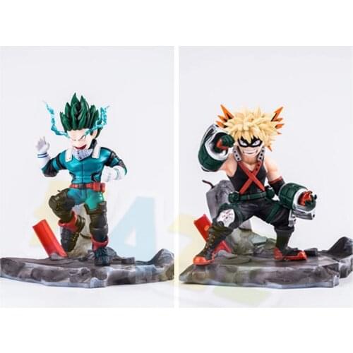 My Hero Academia Midoriya Izuku Bakugou Katsuki Fight Ver. Action Figure Toys Collection In Box