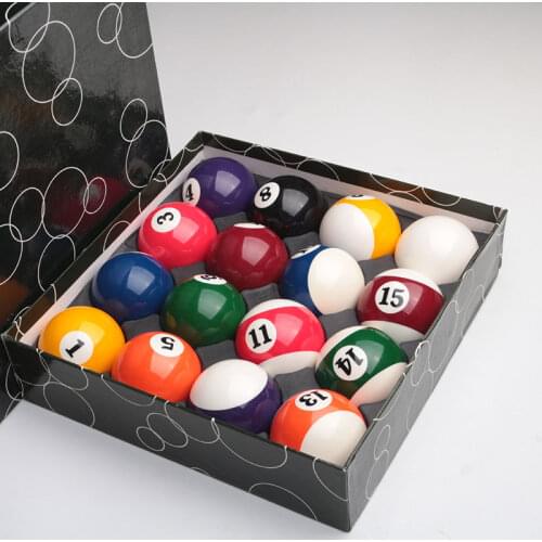 Billiards Pool Balls Complete Set 16pcs High Quality 57.2mm 2.25'' Resin Ball Billliard Accessories For Billiard House Or Bar