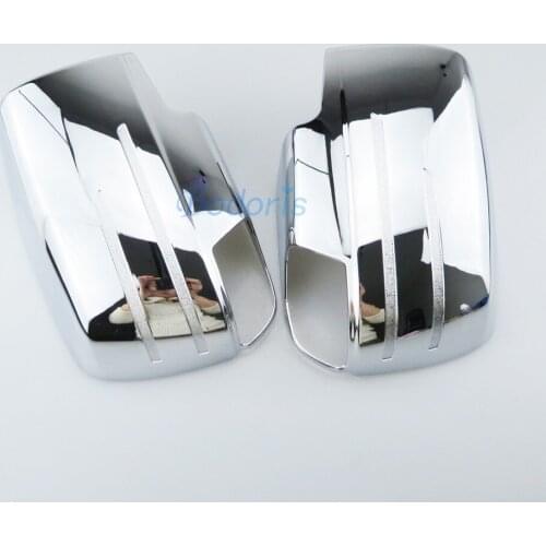 For ISUZU DMAX D-MAX D MAX 2012 2013 2014 2015 Side Mirror Overlay Door Rear View Cover Protector Panel Chrome Auto Accessories
