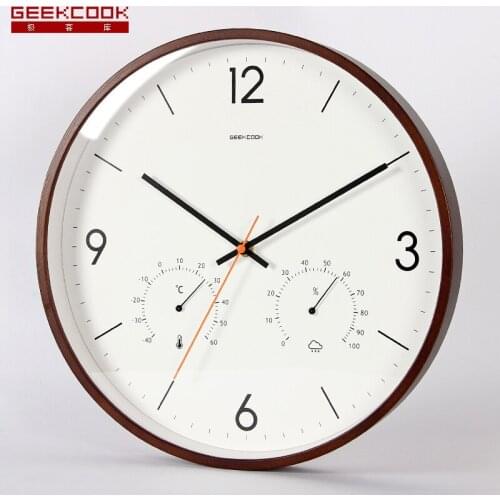 Nordic Vintage Wall Clock Silent Simple China Viking Rustic Clocks Wall Home Decor Living Room Luxury Bedroom Wall Art Horloge