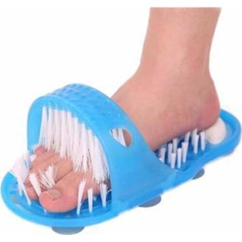 Plastic Bath Shoe Shower Brush Massager Slippers Bath Shoes for Feet Pumice Stone Foot Scrubber Brushes Scrub Massage Sandl