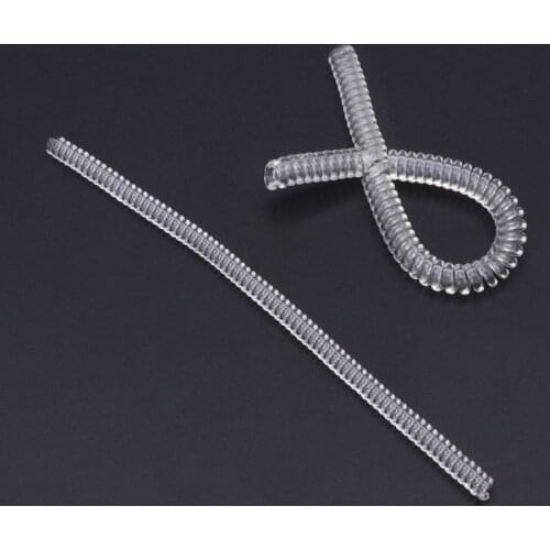Ring Adjuster Invisible Transparent Spiral Cord Tension Reducer Adjustable Sizes