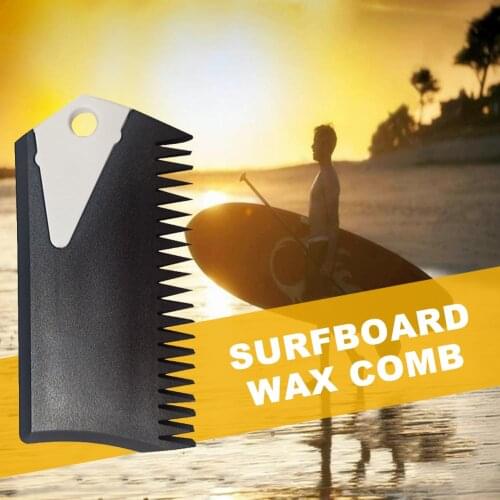 Surf Wax Comb Surfwax Surfboard SUP Wax Comb with Fin Key Surfboard Paddleboard Accessories