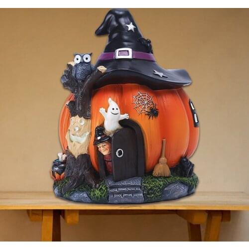 Halloween Decorations Pumpkin Witch Party Living Room Ornament Craft