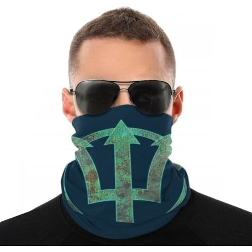 Poseidon Magic Scarf Neck Face Mask Men Women Halloween Tube Scarf Neck Bandana Polyester Headwear Outdoor Camping