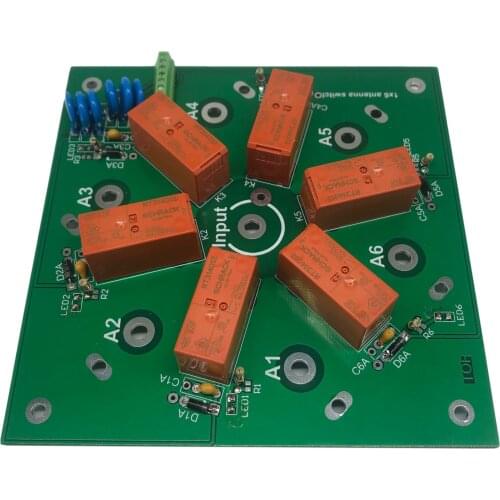 1.8MHz-60MHz KIT 6:1 Coax Remote Antenna Switch SO-239 Module