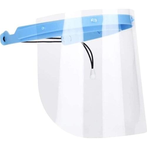 1 Set Protective Full Shield with 5pcs Detachable Full Shield Anti-Fog Dustproof Replacement Covers Dentist Tools for Dentist