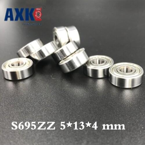 2019 Real Rolamentos 500pcs Free Shipping Sus440c Environmental Corrosion Resistant Deep Groove Ball Bearings S695zz 5*13*4 Mm