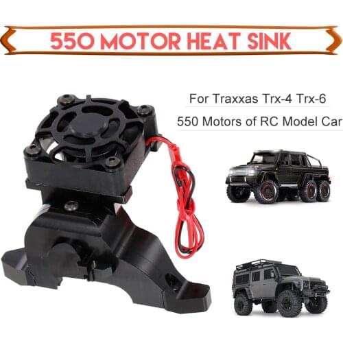 550 Motor Heat Sink Aluminum Motor Mounted Radiator for Traxxas Trx4 Trx6 550 Motors of RC Model Car RC Parts accessories
