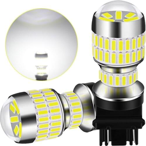 Car Tail Lights 3157 P27/7W W21/5W T20 LED Canbus Error Free LED Brilliant Red Replacement Bulb For Car Brake/Tail Parking Light