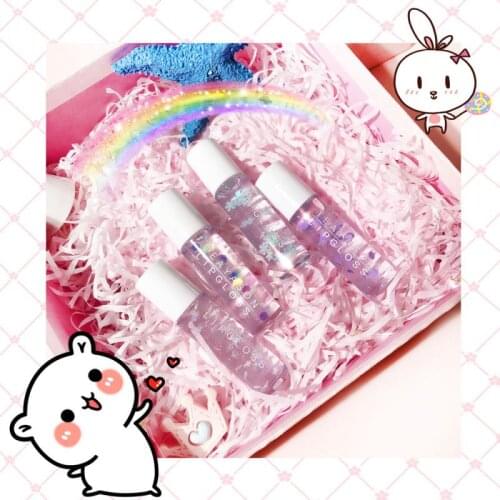 White Transparent Moisturizing Shiny Lip Gloss Pearlescent Gloss Waterproof Long Lasting Liquid Makeup Plumper Lip Gloss TSLM1