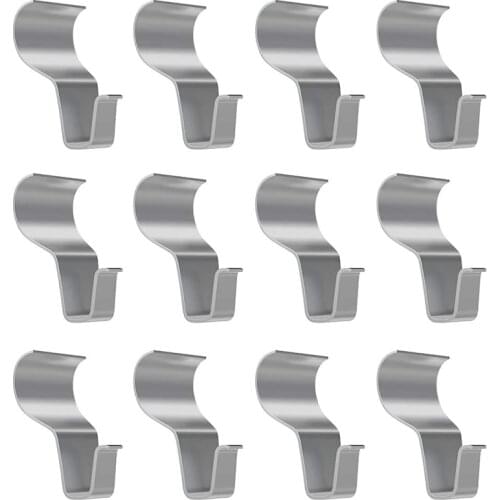 Board Hooks for Hanging, Stainless Steel Hangers for Siding, Non-Perforated Siding Hooks for Wreath/Decoration/Tools