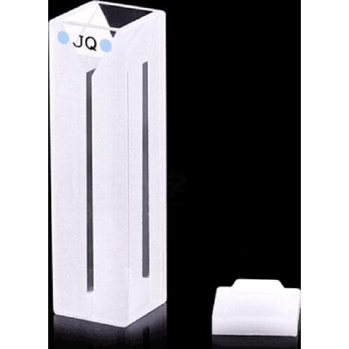 Cuvette Quartz Spectrophotometer Transparent UV Acid and alkali resistantlight10mm 350ul Slit 1mm BSM10mm-350ul-Q 2PCS