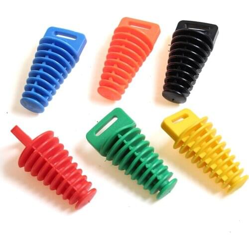 Dirt Pit Bike Exhaust Pipe Muffler Silencer Wash Stroke Tailpipe Plug Protector For BMW Suzuki Honda Kawasaki Motor Accessories