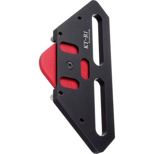 KE-R1 Quick Change Wood Panel Radius R15/R20/R25/R30/C15/C20/C25/C30 Quick-Jig Router Table Bits Jig Aluminum Alloy
