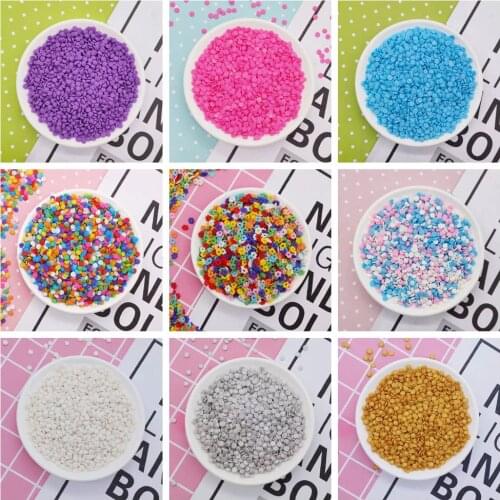 Colorful Edible Flower Round Dots Slice Sugar Beads Fondant DIY Cake Baking Sprinkles Sugar Candy Ball Wedding Cake Decoration