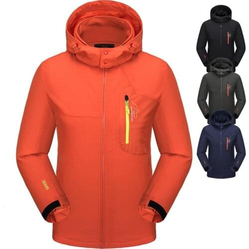 High quality Outdoor Four-sided Elastic Soft shell Jacket Men Waterproof Quick dry Windbreaker Coats Camping Hiking Jacket